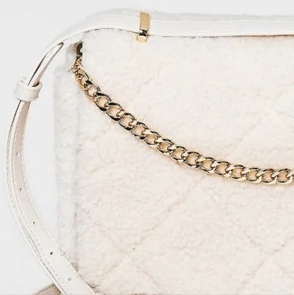 Quilted Top Handle Satchel Handbag - A New Day Ivory - Picture 4 of 10